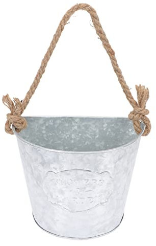 FUNOMOCYA Soporte para Flores Decoración De Pared Maceta Vintage Material De Hierro Tamaño Pequeño para Interiores Y Exteriores
