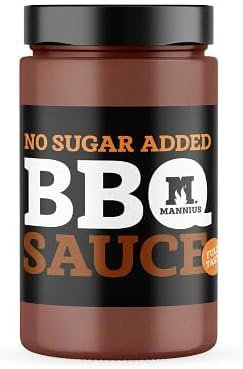 M.MANNIUS Salsa Barbecue Salsa BBQ Sauce prodotta nelle Dolomiti 250 gr - Con passata di pomodoro 60% e Aceto Balsamico di Modena IGP (6, Affumicato Fruttato Senza Zucchero)