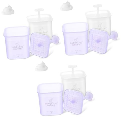 MAGICLULU 6 Stk Schaumbecher foam cleaner schaumreiniger sprudelreiniger schäumendes Gesichtswasser Gesichtsreiniger Schaummacher für Shampoo Marshmallow Maker Hautpflege Plastik