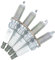 Zündkerzen 4 Stück 12120039664 Iridium Zündkerze passend for BMW E84 E89 F07 F10 F11 F20 F32 F33 F36 F30 F31 F34 X1 X3 X4 X5 Z4 N20 N63 SILZKBR8D8S Autoteile