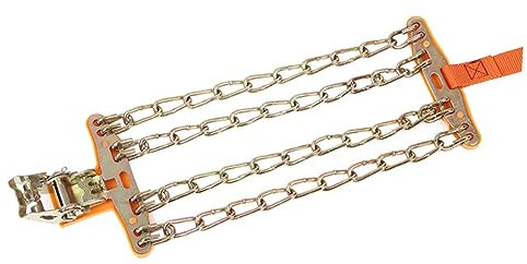 GETAJGHSD Antirutsch Schneekette Mit Ausgeglichenem Design Automatischem Spanner Verschleißfestem Schutzpad Für Reifen 165-195mm Winter Auto Suv Reifen Gurt