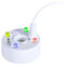 dijiusidy Wasserverneblerpumpe, 5 W, tragbare Nebelmaschine, Halloween LED Licht, Halloween Rauchmaschine, ABS, Halloween Nebelmaschine, Nebelmaschine, Weiß