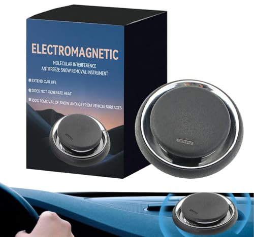 Uhngw Solar-Auto-Entfroster, Gerät zum Frostschutz und zur Schneeräumung mit elektromagnetischen Wellen, tragbare kinetische Molekularheizung, intelligentes Mehrzweck-Schneeräumgerät