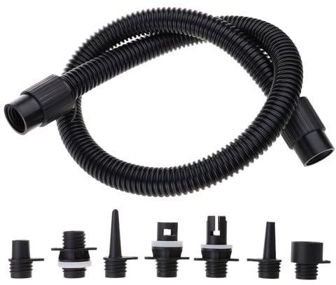 Greabuy Adaptateur de pompe pour bateaux gonflables et tuyau d'air pour planche à pagaie, gonflable