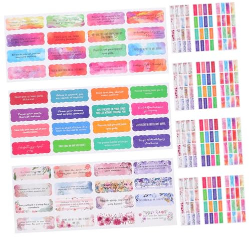 SHINEOFI Motivierende Journaling Aufkleber 240 Stück Inspirierende Zitate Scrapbook Sticker für Selbstgemacht Projekte Vintage Selbstklebende Aufkleber für Notizbücher Laptop