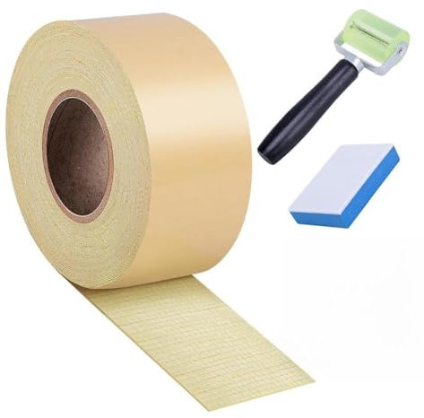 Suoumwa Pond Liner Seam Tape Double Sided Self Adhesive Butyl Pond Liner Tape Waterproof Pond Seam Tape forPond Liner Garden