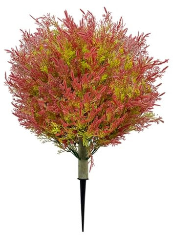 Árbol de boj artificial con estaca para el suelo, plantas falsas de hoja perenne para decoración de interiores y exteriores