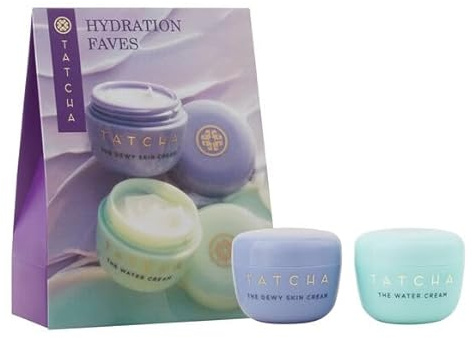 Tatcha Moisturiser Duo - The Dewy Skin Cream 15ml & The Water Cream 15ml