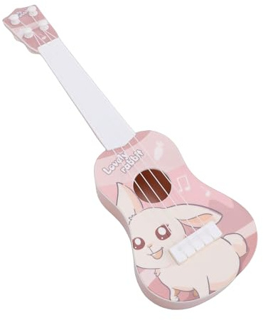 Sxhlseller 13,98 Zoll Ukulele-Gitarre für , 4-saitige Mini-Lerninstrumente, Pädagogisches Musikspielzeug für Anfänger, Kleinkind-Geschenke für und Mädchen Im Alter von 3 4 5 6 7 8 9 Jahren (süßer
