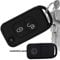Soft Case Schutz Hülle Auto Schlüssel für Mercedes Benz SLK A-Klasse R170 W168 Klappschlüssel 2 Tasten Remote/Farbe: Schwarz