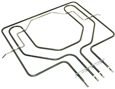SPARES2GO 2350W Top Upper Dual Heating Element for Rangemaster Oven/Cooker - Fitment List O