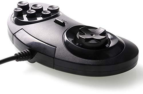 GAMEEVERYWHERE Support pour Manette de Jeu Genesis/MD2 Y1301 USB 6 Boutons pour Manette de Jeu PC Mac Mega Drive