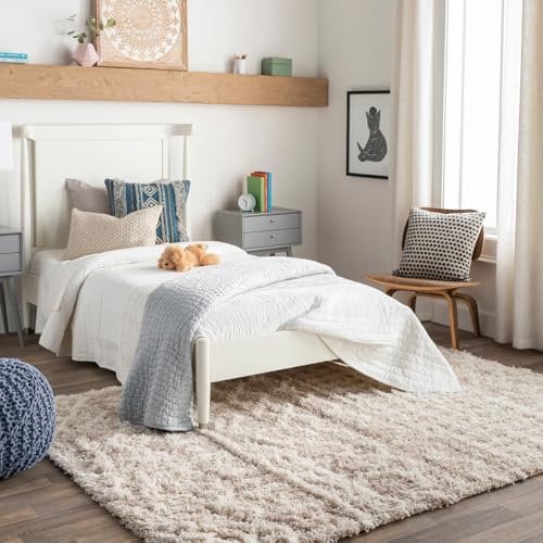 Livabliss Dubai Shaggy Berber - Flauschiger groß für Wohnzimmer, Esszimmer, Schlafzimmer, Langflor Hochflor flauschig - 200x290 cm, Wohnzimmer in Creme, Hellbeige