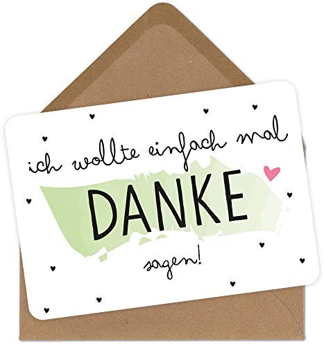 OWLBOOK Grußkarte Danke sagen Geschenkkarte mit Briefumschlag Geschenke Geschenkideen für Deine Eltern zum Geburtstag