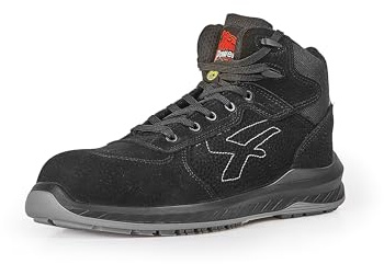 U-Power Red Industry® Tweed, Sicherheitsschuhe, hoch, leicht und flexibel, perforationsfest, pannensicher, mit Infinergy-Einlage, mit Aluminium-Zehenkappen - Black 35