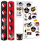 TOBJA Pirat Schnapparmband Sticker Set - Knickarmbänder und Aufkleber 10er Set | Klatscharmband für Jungen Kindergeburtstag Mitgebsel | Armband als Kinderparty Giveaway Gastgeschenk