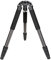 Rollei Rock Solid Alpha XL Mark III, 193cm Treppiede Fotocamera Carbonio Professionale Cavalletto Fotografico con Capacità di Carico di 40kg Tripod con Testa di Livellamento Nero per Videocamera DSLR