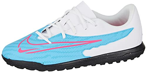NIKE JR Phantom GX Club TF, Sneaker, Baltic Blue/Pink Blast-White-Laser Blue, 38 EU