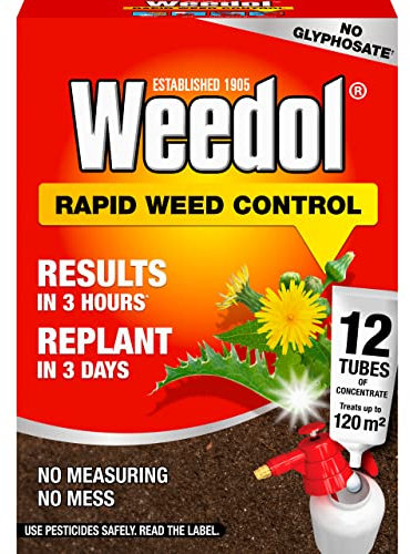 Weedol Rapid Concentrate Tubes, 12 Pack