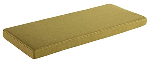 AFEBOO Bankkissen, 2-/3-Sitzer, für drinnen und draußen, für Gartenbank, Schaukelsitzkissen, weich, waschbar, rutschfest, für Terrasse, Küche, Esszimmer, Schaukelstuhl (grün, 90 x 50 x 5 cm)