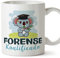 MUGFFINS Tazas para FORENSE hombre - En Español - Koalificado/koalificada - 11 oz / 330 ml - Regalo original y divertido