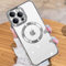 JUESHITUO EinheitsSchutz Serie für iPhone 14 Pro Hülle für MagSafe (Mit Integrierter Kameraschutz) [TOP N52 Starke Magnete] Kratzfest Handyhülle iPhone 14 Pro Case für Frauen Mädchen (6,1) Silver