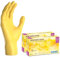 ARNOMED Guanti monouso giallo, guanti in nitrile XS, 200x guanti monouso nitrile (2 scatole), guanti in nitrile senza polvere e lattice, guanti per alimenti, guanti nitrile taglie XS, S, M e L
