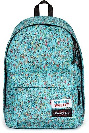 EASTPAK Mochila Where is Wally X Modelo Out Of Office Color Wally Pattern Blue, azul, 44 x 29.5 x 22