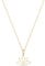 Einzelstück® Halskette mit Lotus Anhänger I 925 Sterling Silber 18K vergoldeter Echtschmuck I Zirkonia Steine I Antiallergen & Nickelfrei Silberkette (Lotus Halskette Gold)