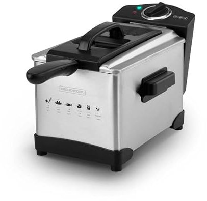 Friteuse 3l Inox Semi Pro Fry Plus Kitchencook