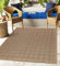 Carpettex Outdoor Teppich Wetterfest 80 x 150 cm Läufer, Sisal & Jute Optik, Natur - Ideal für Balkon, Garten, Terrasse, als Küchenläufer - Teppich Waschbar, Wasserfest, Pflegeleicht, Vintage Design