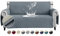 FIGOOO Housses de Canapé Impermeable avec Accoudoirs 3 Places Antidérapante Épaissi Pas Besoin de Laver la Housse de Canapé avec Poches Latérales pour Animaux de Compagnie Chiens Chats,Gris Bleu