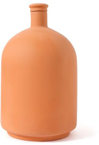 Maceta Grande de Terracota Ollas de 3.3 L, Sistema de riego Simple de 10 Pulgadas para Plantas de Interior/Exterior