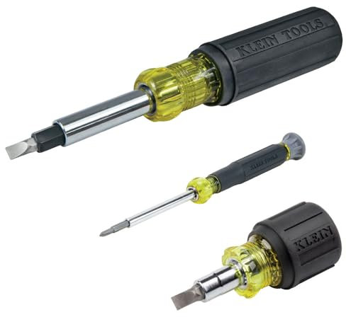 Klein Tools 85514 Jeu de tournevis et tourne-écrous multi-embouts 3 pièces