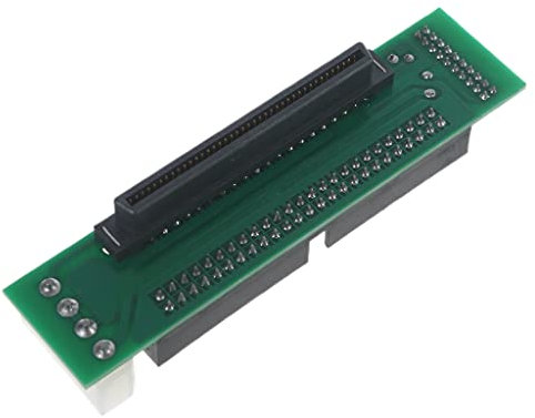 SCUDGOOD SCSI-80 Pin auf 50 Pin SCA Festplattenadapter, 50-polige IDE-Festplattenübertragungskarte, Konverterplatine, Scsi-Adapterkarte