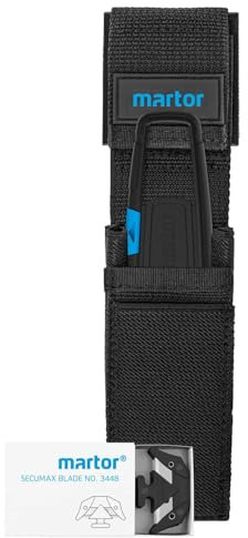 MARTOR Gürteltasche Cuttermesser Set, Secumax 350 SE mit 10 Ersatklingen, Befestigung am Gürtel, Artikelnummer: 992002.09