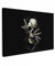 MuchoWow© Wandbilder Groß 120x80 cm XXL Schlafzimmer Home Deko Wohnung Bild Wohnzimmer Fotoleinwand Wand Bilder Leinwand Wall Decor Schädel - Schwarz - Totenkopf - Unheimlich