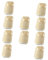 Cabilock 2 Juegos Caja De Tostadas De Madera Cesta Moldes Encimera Tarteras Para Tartas Sarten Grill Bandeja Horno Utensilios Para Hornear Pan Pastel Para Hornear Papel Khaki 10 Uds * 2