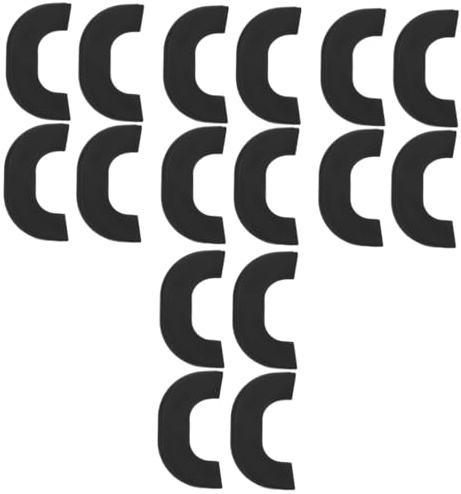 Garneck 16pcs Pack Scalding Kitchen Handle Covers Heat Silicone Pot Gripper for Hot Pans Grill Pan Handle Trivet