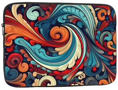 GGNKDL Vivido Modello Antiurto Portatile Laptop Sleeve Bag 17 pollice per Uomini Donne Viaggi di Affari, Ufficio Uso quotidiano
