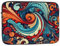 GGNKDL Vivido Modello Antiurto Portatile Laptop Sleeve Bag 17 pollice per Uomini Donne Viaggi di Affari, Ufficio Uso quotidiano