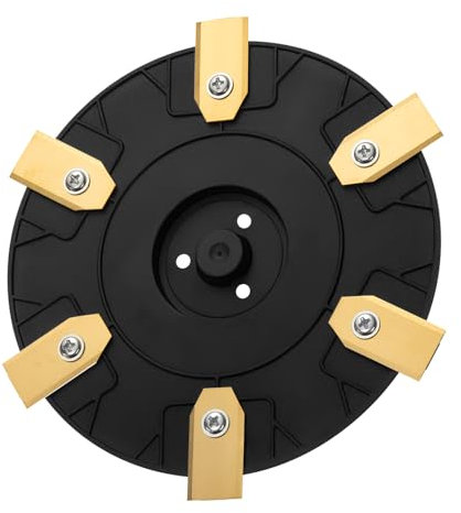 [AUFRÜSTUNG] Messerteller + 6 Stück Ersatzmesser Kompatibel mit Gardena Sileno City, Mcculloch Mähroboter Messerscheibe Rasenroboter Drehscheibe