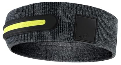 Baoblaze LED Running Headhand 3 Lights Tragbare wiederaufladbare Nicht -Slip -Sport -Schweißband -Haarband für Radsportübungen Haustier Walking, Dunkelblau