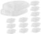 Ipetboom 50 Mangas Protectoras de Brazo Transpirables y Resistentes al Desgaste para Cocina Fundas de Tela No Tejida Mangas Elásticas y Sueltas Paquete de 50 Piezas