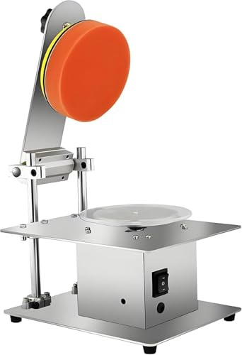 FHRKA DVD/CD Disc Polishing Machine, Semi-automatic Disc Repair Cleaning Machine, Adjustable Speed 1000-6000rpm, For Disc, Scratch