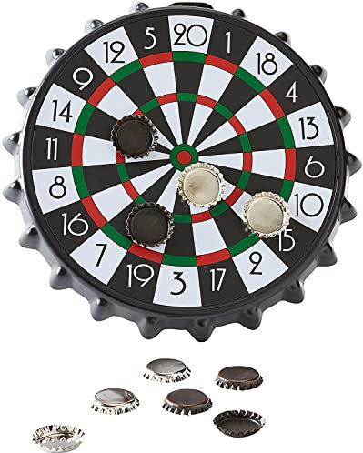 Framan Magnetisches Dartboard mit Flaschenverschlüsse statt Darts