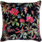 Paoletti Paradise 50X50 C/CASE Black, Baumwolle, Schwarz, 50x50cm