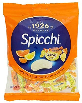 Perugina Spicchi Gusto agrumi Zitrusgewürzte Süßigkeiten italien 200g Beutel