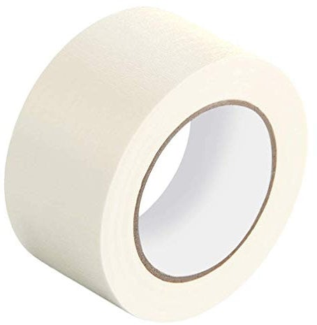 YTBUBOR kreppband, 50 mm x 50 m Maler Abklebeband rückstandslos Malerkrepp einfaches Abziehen malerband für DIY, Malen, Beschriften und Dekorieren