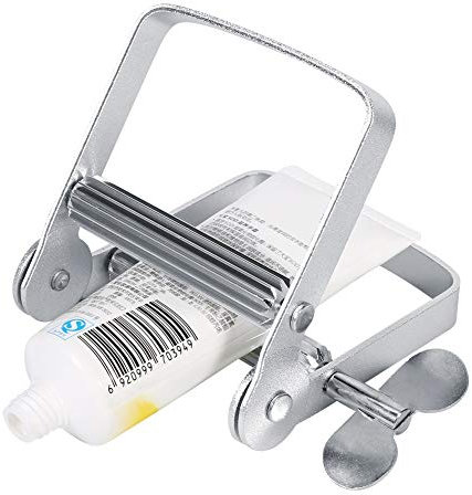 Nikou Presseur de dentifrice - Mini-clé Kit de rouleau de presseur de tube en aluminium pour la coiffure Couleur des cheveux Dye Crème pour les mains Dentifrice Painter Cosmetics